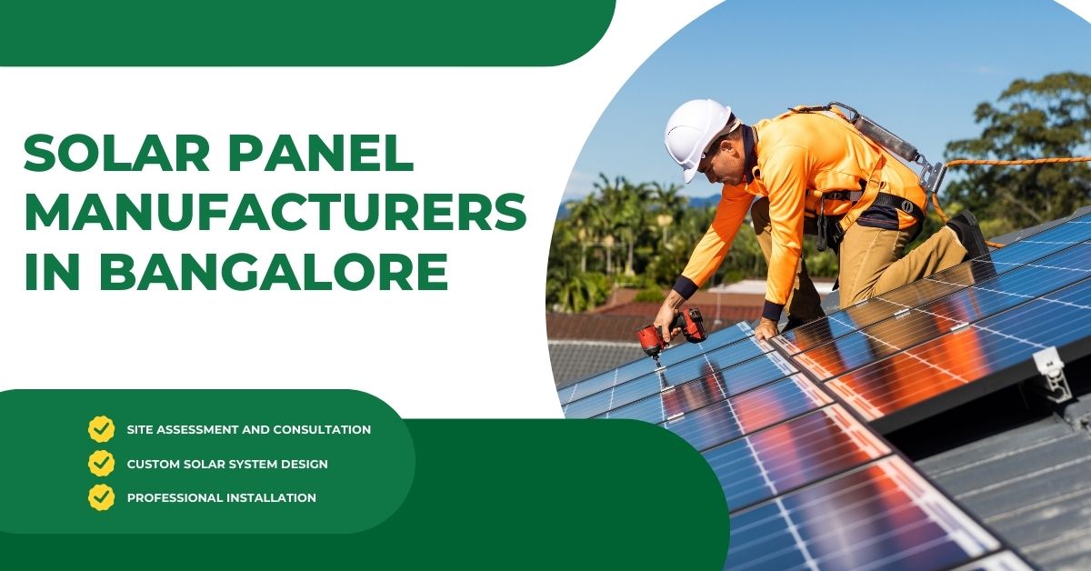 Solar Panel Manufacturers in Bangalore