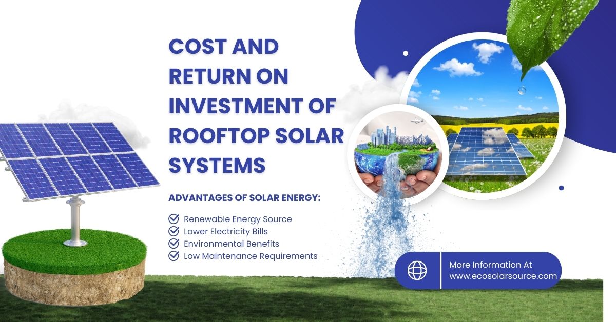 Cost and Return on Investment of Rooftop Solar Systems