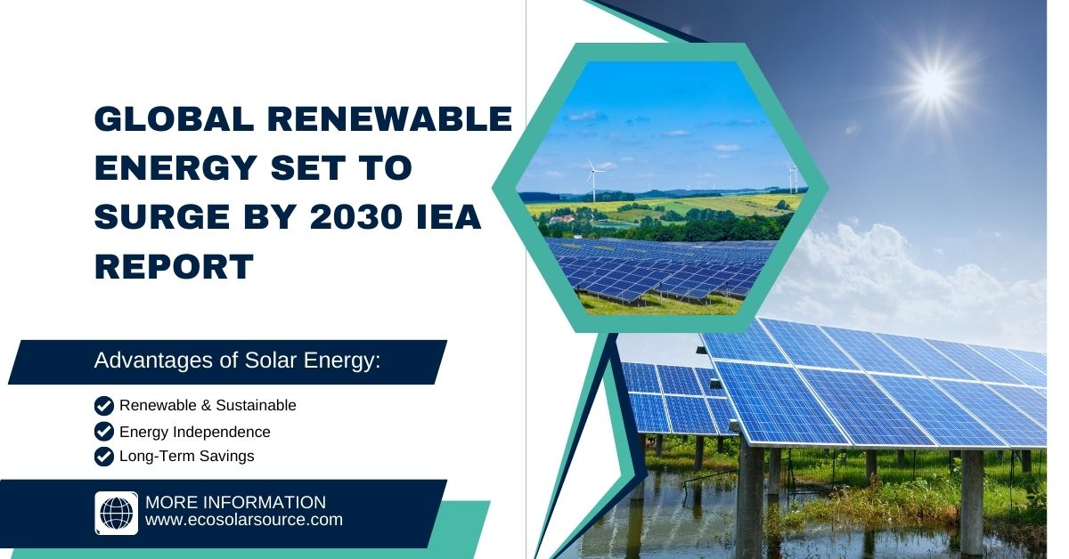 Global Renewable Energy Set to Surge by 2030 IEA Report