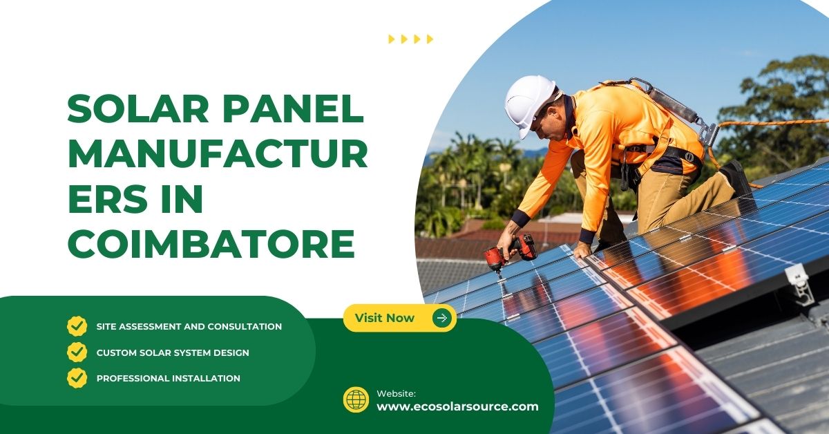 Solar Panel Manufacturers in Coimbatore